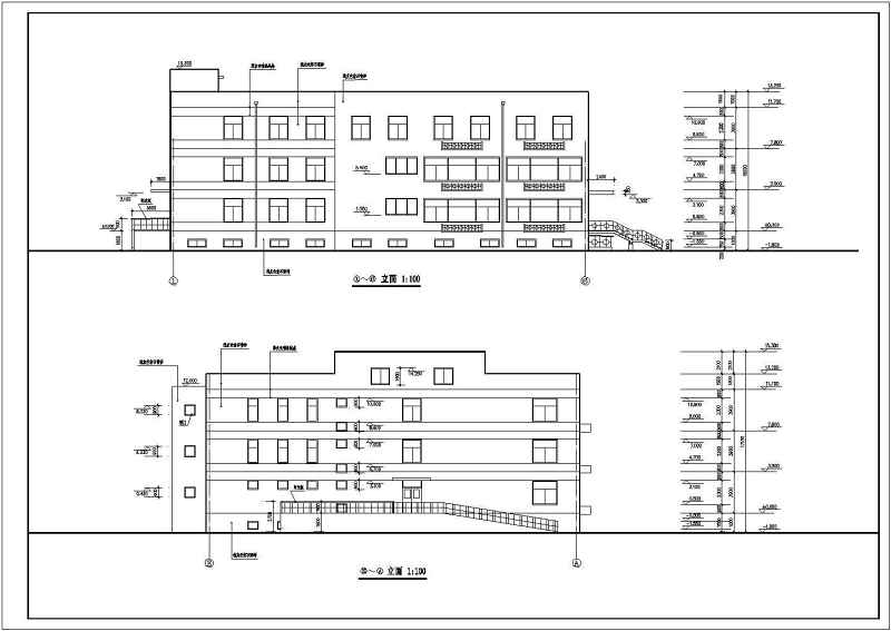 农大东区食堂建筑<a href=https://www.yitu.cn/su/7590.html target=_blank class=infotextkey>设计</a>CAD施工图