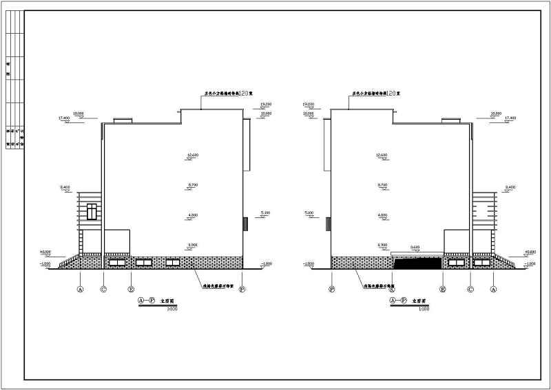 某食堂<a href=https://www.yitu.cn/su/7590.html target=_blank class=infotextkey>设计</a>施工建筑CAD<a href=https://www.yitu.cn/su/7937.html target=_blank class=infotextkey>图纸</a>