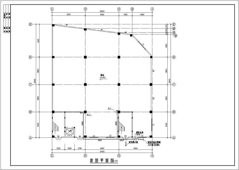 某五层<a href=https://www.yitu.cn/su/7460.html target=_blank class=infotextkey>宿舍</a><a href=https://www.yitu.cn/su/8159.html target=_blank class=infotextkey>楼</a>全套建筑、结构施工图