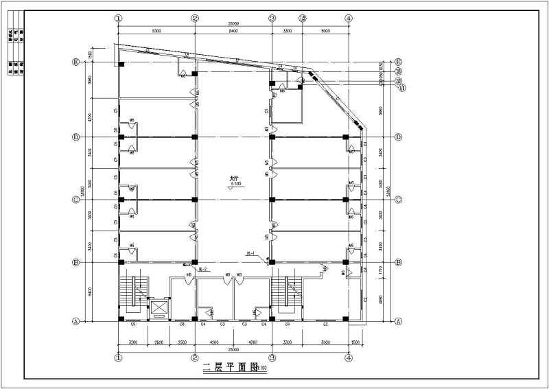 某五层<a href=https://www.yitu.cn/su/7460.html target=_blank class=infotextkey>宿舍</a><a href=https://www.yitu.cn/su/8159.html target=_blank class=infotextkey>楼</a>全套建筑、结构施工图