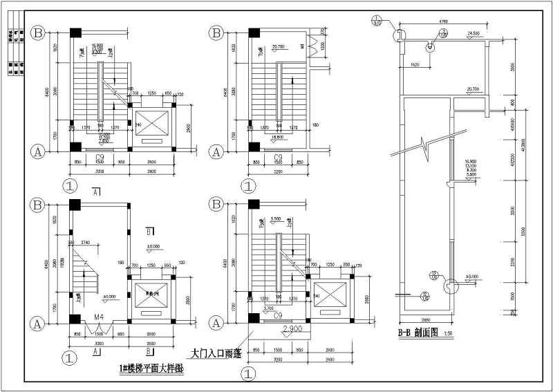 某五层<a href=https://www.yitu.cn/su/7460.html target=_blank class=infotextkey>宿舍</a><a href=https://www.yitu.cn/su/8159.html target=_blank class=infotextkey>楼</a>全套建筑、结构施工图