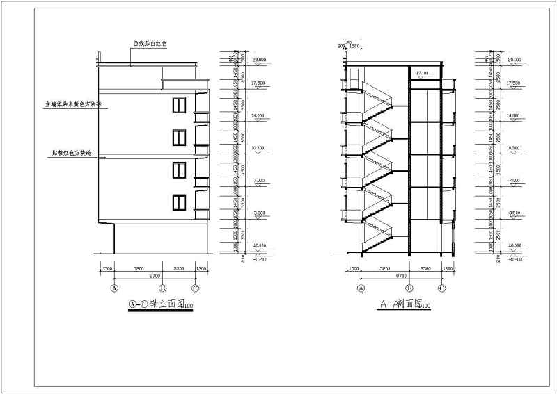 某五层<a href=https://www.yitu.cn/su/7460.html target=_blank class=infotextkey>宿舍</a><a href=https://www.yitu.cn/su/8159.html target=_blank class=infotextkey>楼</a>建筑、结构<a href=https://www.yitu.cn/su/7590.html target=_blank class=infotextkey>设计</a>施工图