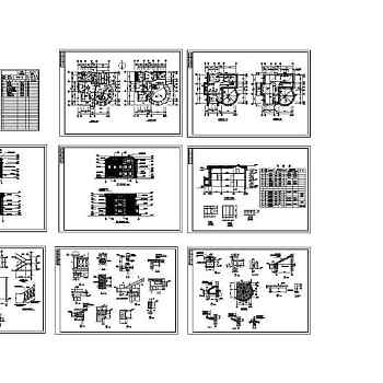 某花园A型别墅建筑施工图