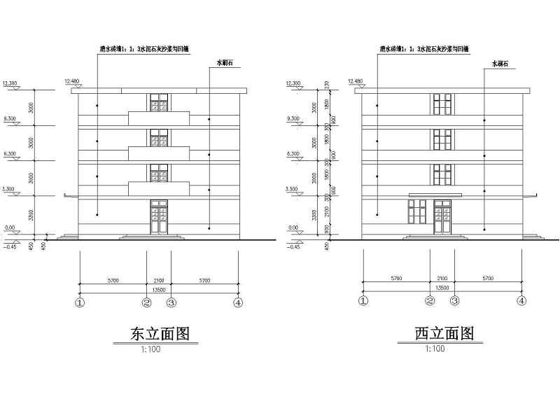 某单位多层<a href=https://www.yitu.cn/su/7460.html target=_blank class=infotextkey>宿舍</a><a href=https://www.yitu.cn/su/8159.html target=_blank class=infotextkey>楼</a>建筑<a href=https://www.yitu.cn/su/7590.html target=_blank class=infotextkey>设计</a>施工图