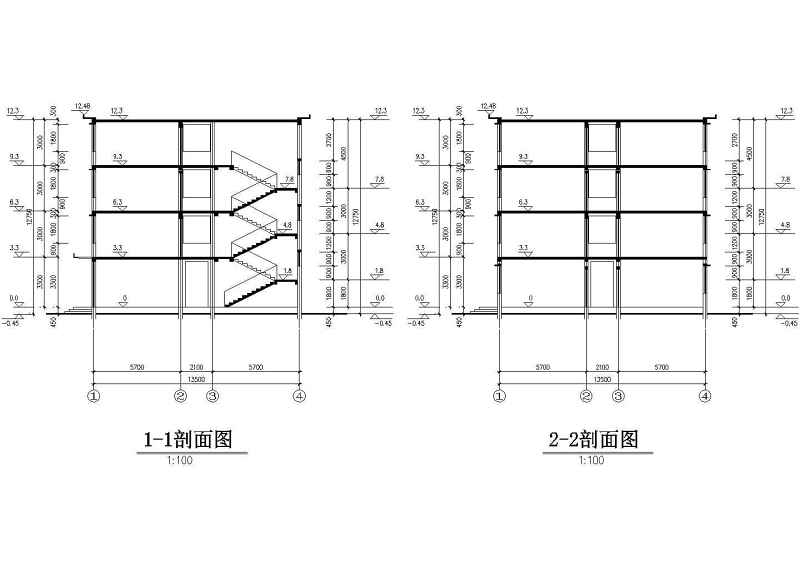 某单位多层<a href=https://www.yitu.cn/su/7460.html target=_blank class=infotextkey>宿舍</a><a href=https://www.yitu.cn/su/8159.html target=_blank class=infotextkey>楼</a>建筑<a href=https://www.yitu.cn/su/7590.html target=_blank class=infotextkey>设计</a>施工图