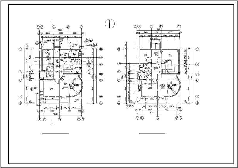 两套别墅<a href=https://www.yitu.cn/su/7590.html target=_blank class=infotextkey>设计</a>方案全套图