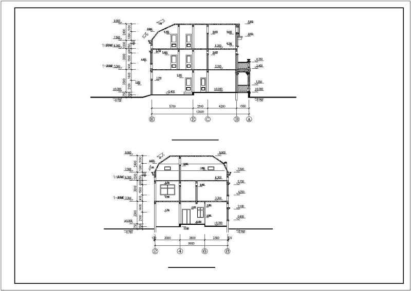 两套别墅<a href=https://www.yitu.cn/su/7590.html target=_blank class=infotextkey>设计</a>方案全套图