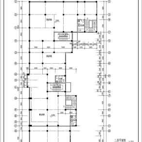 九龙园多层住宅楼建筑设计平面图