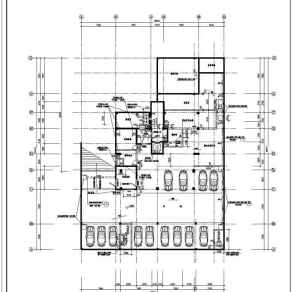 高层住宅楼施工设计平面图