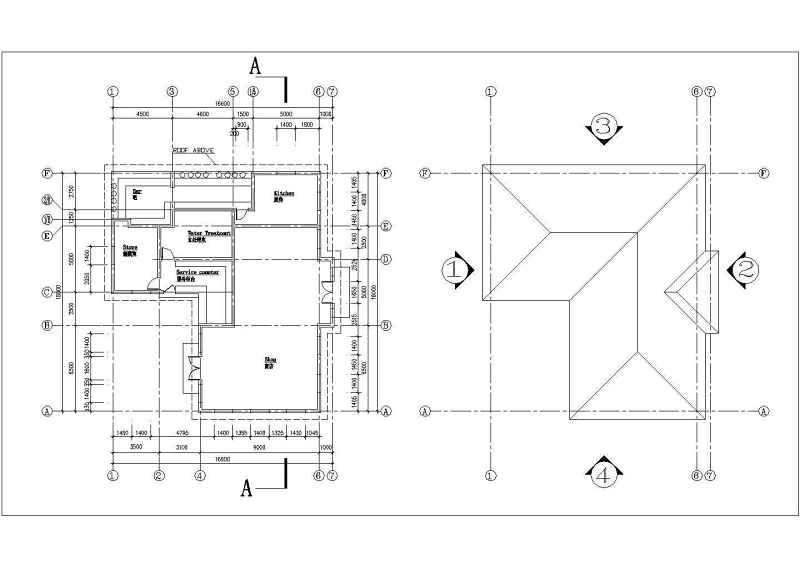 白云渡别墅全套建筑方案图