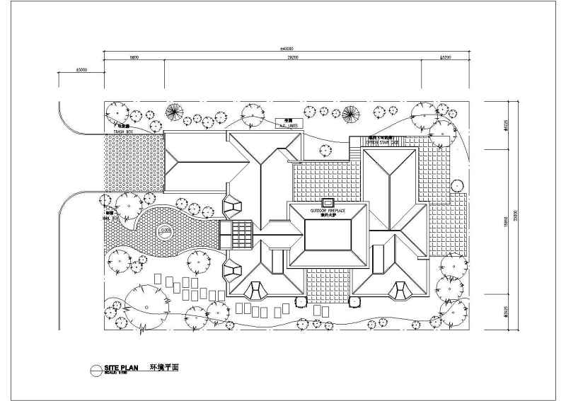 白云渡别墅全套建筑方案图