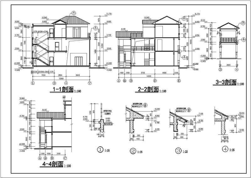 某<a href=https://www.yitu.cn/su/7872.html target=_blank class=infotextkey>地</a>区3层<a href=https://www.yitu.cn/su/7637.html target=_blank class=infotextkey>框架</a>结构别墅<a href=https://www.yitu.cn/su/7590.html target=_blank class=infotextkey>设计</a>方案图