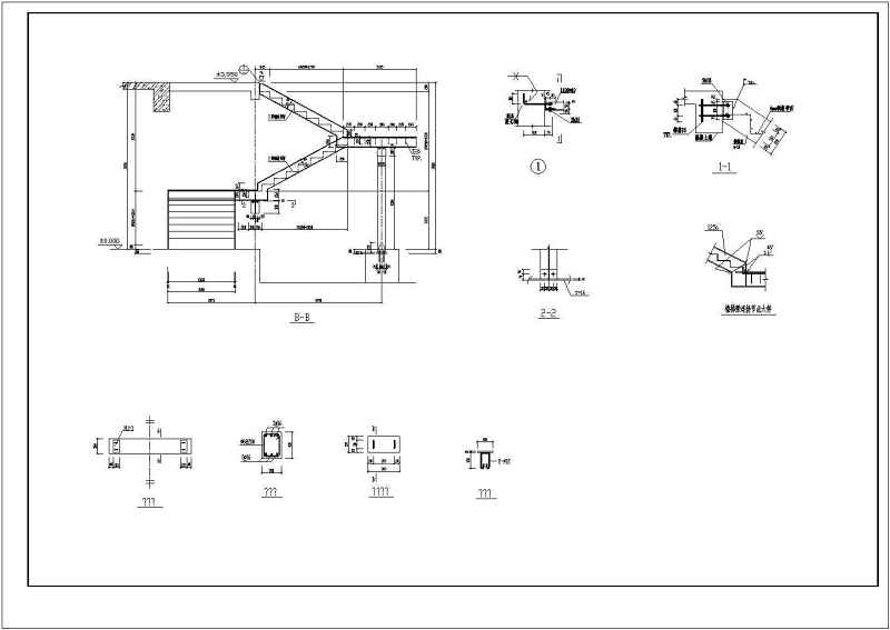 几种常见<a href=https://www.yitu.cn/su/8096.html target=_blank class=infotextkey>钢结构</a><a href=https://www.yitu.cn/sketchup/louti/index.html target=_blank class=infotextkey><a href=https://www.yitu.cn/su/6782.html target=_blank class=infotextkey><a href=https://www.yitu.cn/su/8159.html target=_blank class=infotextkey>楼</a>梯</a></a>的施工大样<a href=https://www.yitu.cn/su/7937.html target=_blank class=infotextkey>图纸</a>