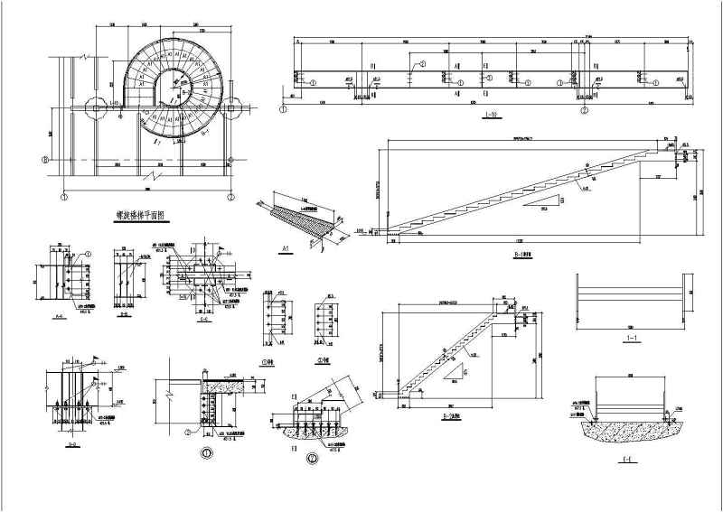 几种常见<a href=https://www.yitu.cn/su/8096.html target=_blank class=infotextkey>钢结构</a><a href=https://www.yitu.cn/sketchup/louti/index.html target=_blank class=infotextkey><a href=https://www.yitu.cn/su/6782.html target=_blank class=infotextkey><a href=https://www.yitu.cn/su/8159.html target=_blank class=infotextkey>楼</a>梯</a></a>的施工大样<a href=https://www.yitu.cn/su/7937.html target=_blank class=infotextkey>图纸</a>