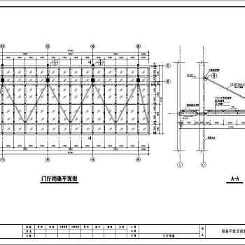 某地钢结构雨棚节点详图设计施工图纸