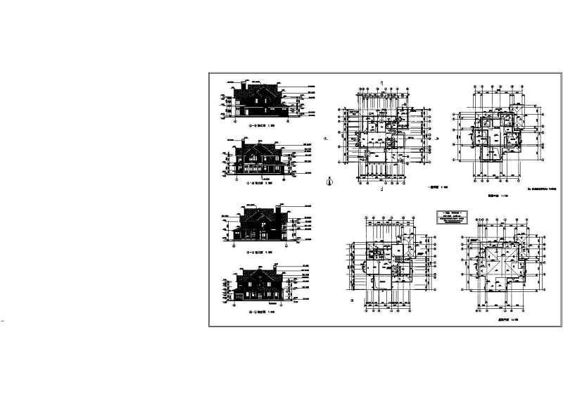 别墅<a href=https://www.yitu.cn/su/7590.html target=_blank class=infotextkey>设计</a>施工图