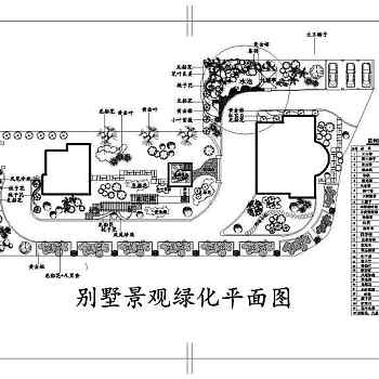 别墅庭院设计图