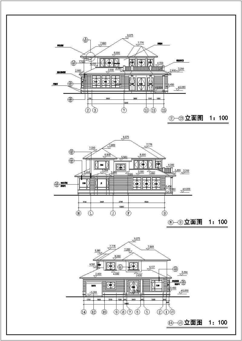 某<a href=https://www.yitu.cn/su/7872.html target=_blank class=infotextkey>地</a>现代风格别墅<a href=https://www.yitu.cn/su/8159.html target=_blank class=infotextkey>楼</a>建筑<a href=https://www.yitu.cn/su/7590.html target=_blank class=infotextkey>设计</a>施工图