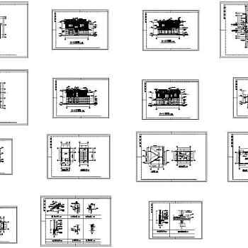 别墅全套施工图纸