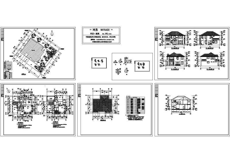 B102型别墅建筑结构图