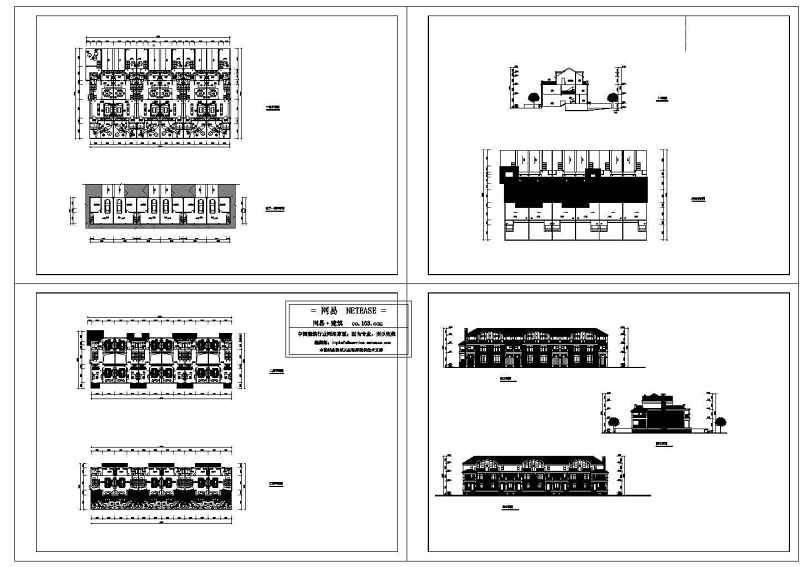 联排别墅建筑施工图