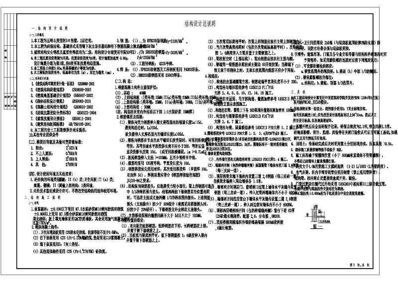 某<a href=https://www.yitu.cn/su/7872.html target=_blank class=infotextkey>地</a>二层砖混结构独立别墅结构施工图