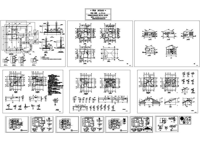 别墅建筑结构<a href=https://www.yitu.cn/su/7937.html target=_blank class=infotextkey>图纸</a>