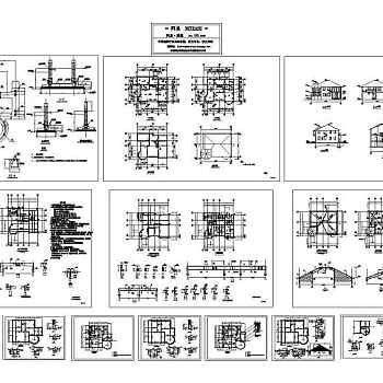 别墅建筑结构图纸
