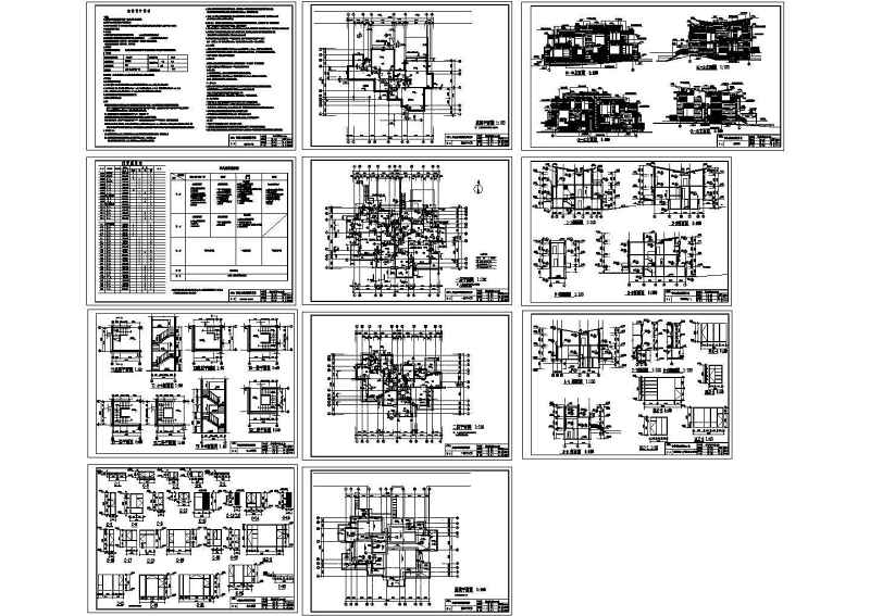 新现代主义别墅C<a href=https://www.yitu.cn/su/7212.html target=_blank class=infotextkey>户型</a>建筑结构全图