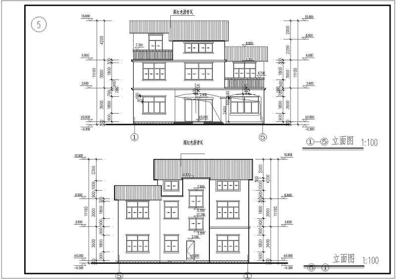 某别墅建筑和结构施工图（含结构<a href=https://www.yitu.cn/su/7590.html target=_blank class=infotextkey>设计</a>说明）