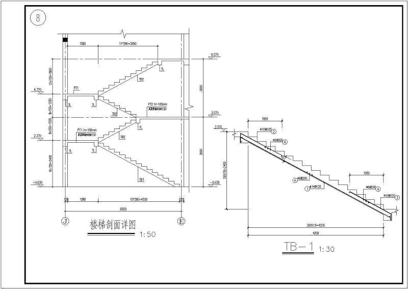 某别墅建筑和结构施工图（含结构<a href=https://www.yitu.cn/su/7590.html target=_blank class=infotextkey>设计</a>说明）