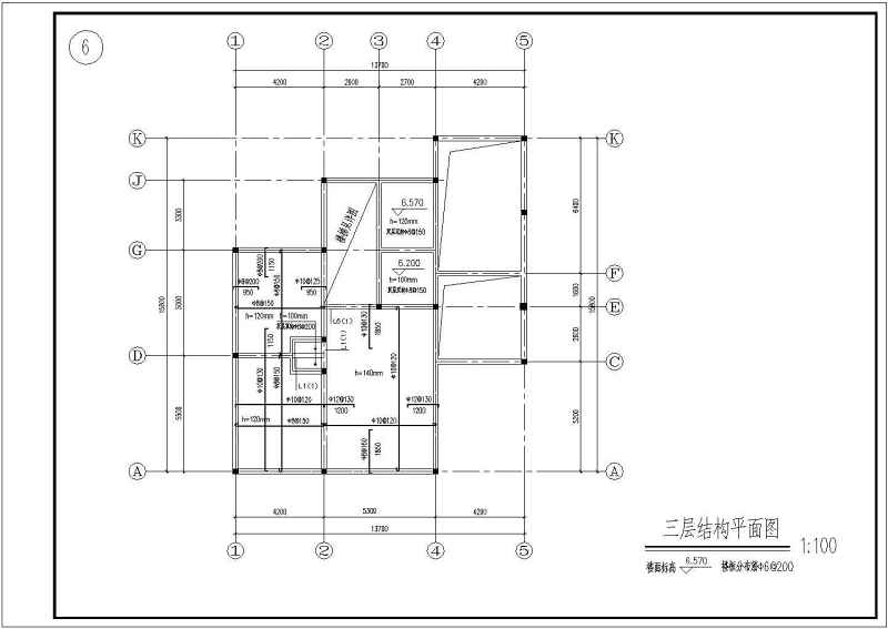 某别墅建筑和结构施工图（含结构<a href=https://www.yitu.cn/su/7590.html target=_blank class=infotextkey>设计</a>说明）