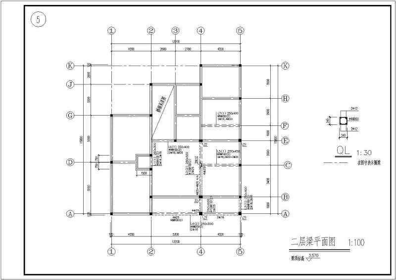 某农村别墅建筑和结构施工图（含结构<a href=https://www.yitu.cn/su/7590.html target=_blank class=infotextkey>设计</a>说明）