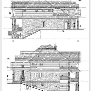 某小区两层带地下室框架结构别墅全套设计施工图