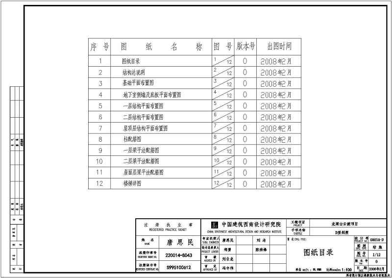 某<a href=https://www.yitu.cn/su/7987.html target=_blank class=infotextkey>小区</a>两层带<a href=https://www.yitu.cn/su/7872.html target=_blank class=infotextkey>地</a>下室<a href=https://www.yitu.cn/su/7637.html target=_blank class=infotextkey>框架</a>结构别墅全套<a href=https://www.yitu.cn/su/7590.html target=_blank class=infotextkey>设计</a>施工图