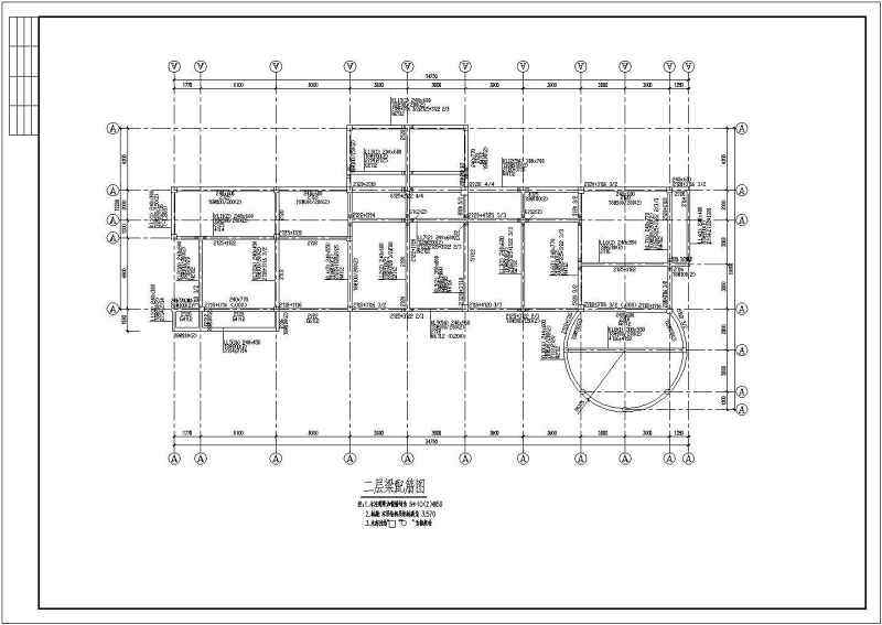 3层框架结构办公楼结构设计施工图