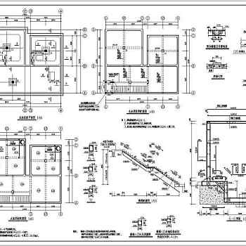 某地下一层水池框剪结构设计施工图