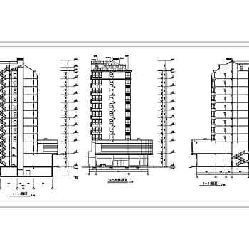 多层住宅楼建筑施工设计全套CAD图纸