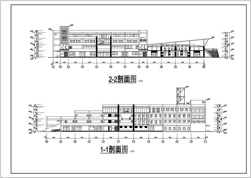 某四层<a href=https://www.yitu.cn/su/7582.html target=_blank class=infotextkey>大学生活动中心</a><a href=https://www.yitu.cn/su/7590.html target=_blank class=infotextkey>设计</a>方案图（学生课程<a href=https://www.yitu.cn/su/7590.html target=_blank class=infotextkey>设计</a>）