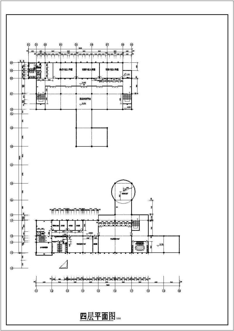 某四层<a href=https://www.yitu.cn/su/7582.html target=_blank class=infotextkey>大学生活动中心</a><a href=https://www.yitu.cn/su/7590.html target=_blank class=infotextkey>设计</a>方案图（学生课程<a href=https://www.yitu.cn/su/7590.html target=_blank class=infotextkey>设计</a>）