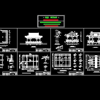 水榭古建设计方案施工图