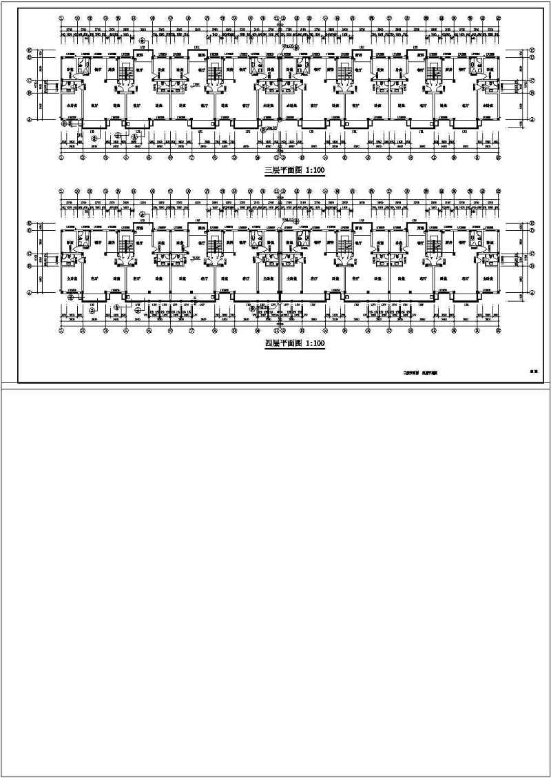 某<a href=https://www.yitu.cn/su/7580.html target=_blank class=infotextkey>多层住宅</a>建筑<a href=https://www.yitu.cn/su/7590.html target=_blank class=infotextkey>设计</a>方案全套CAD<a href=https://www.yitu.cn/su/7937.html target=_blank class=infotextkey>图纸</a>