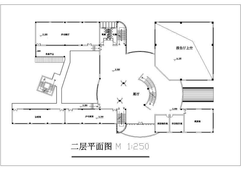 某<a href=https://www.yitu.cn/su/7872.html target=_blank class=infotextkey>地</a>三层<a href=https://www.yitu.cn/su/7637.html target=_blank class=infotextkey>框架</a>结构<a href=https://www.yitu.cn/su/7582.html target=_blank class=infotextkey>大学生活动中心</a>建筑<a href=https://www.yitu.cn/su/7590.html target=_blank class=infotextkey>设计</a>方案<a href=https://www.yitu.cn/su/7937.html target=_blank class=infotextkey>图纸</a>