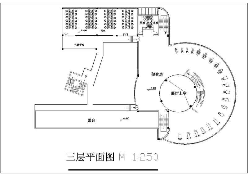 某<a href=https://www.yitu.cn/su/7872.html target=_blank class=infotextkey>地</a>三层<a href=https://www.yitu.cn/su/7637.html target=_blank class=infotextkey>框架</a>结构<a href=https://www.yitu.cn/su/7582.html target=_blank class=infotextkey>大学生活动中心</a>建筑<a href=https://www.yitu.cn/su/7590.html target=_blank class=infotextkey>设计</a>方案<a href=https://www.yitu.cn/su/7937.html target=_blank class=infotextkey>图纸</a>