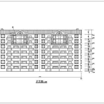 某房屋建筑学课程设计住宅楼方案图