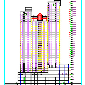 某地框架结结构28层酒店建筑设计施工方案
