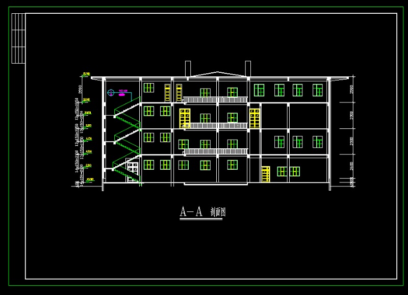 某城建图书馆<a href=https://www.yitu.cn/su/7590.html target=_blank class=infotextkey>设计</a>cad建筑方案图