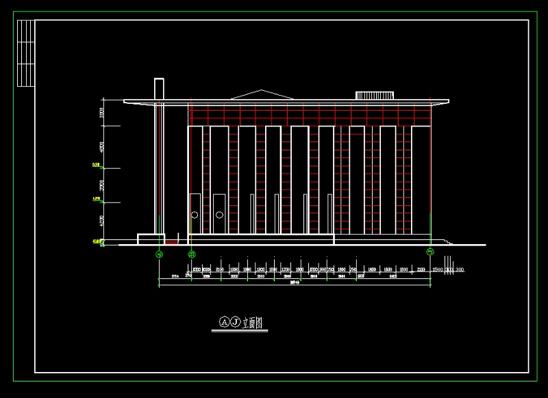 某城建图书馆<a href=https://www.yitu.cn/su/7590.html target=_blank class=infotextkey>设计</a>cad建筑方案图