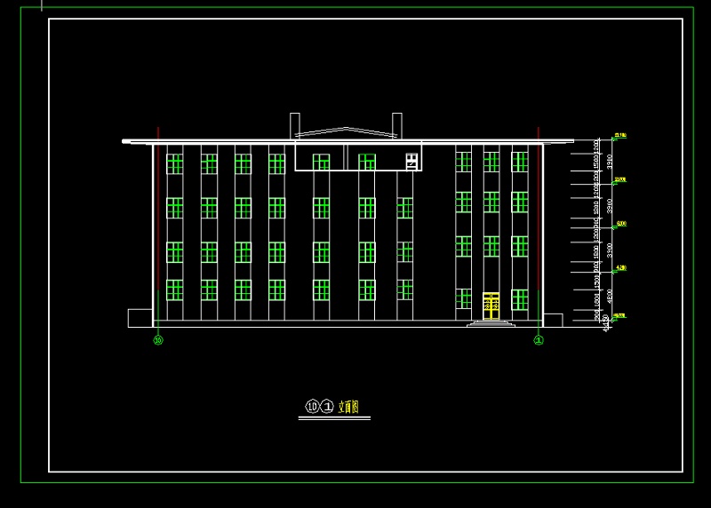 某城建图书馆<a href=https://www.yitu.cn/su/7590.html target=_blank class=infotextkey>设计</a>cad建筑方案图