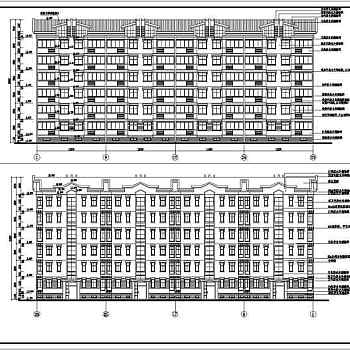 某多层住宅建筑设计方案全套CAD图